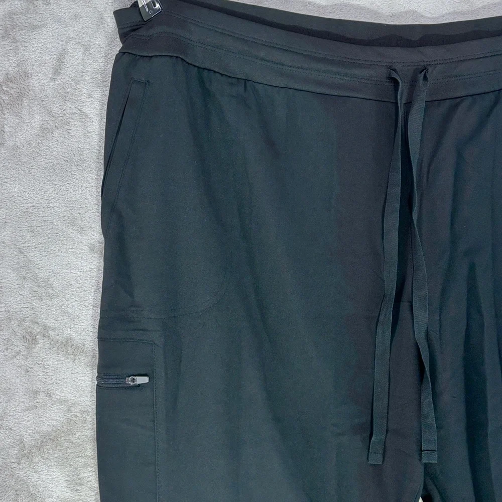 NWT--Grey's Anatomy Black Scrub Pant Spandex Stretch Size 4XL - Picture 4 of 9